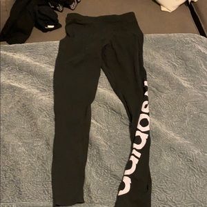 black adidas leggings